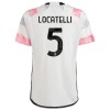 Oficiální Fotbalový Dres Juventus Locatelli 5 Hostující 2023-24 pro Děti